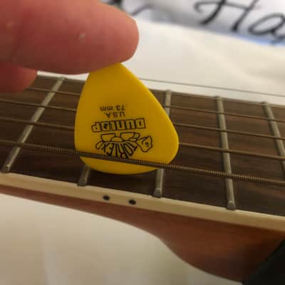New York Pro Ovation Copy Acoustic Electric Guitar NICE image 9