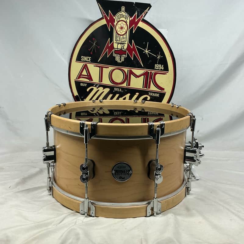 DW Drum Workshop PDP Limited Edition 14x6.5 Maple Shell Snare Drum - Wood Hoops image 1
