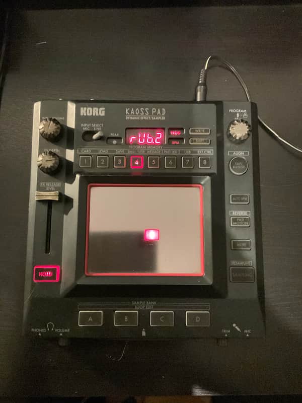 Korg KP3 Kaoss Pad 3 Dynamic Effect / Sampler 2000s - Black image 1