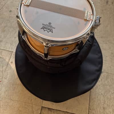 Pearl M1060/C114 10x6" Maple Popcorn Snare Drum 2010s - Liquid Amber image 3