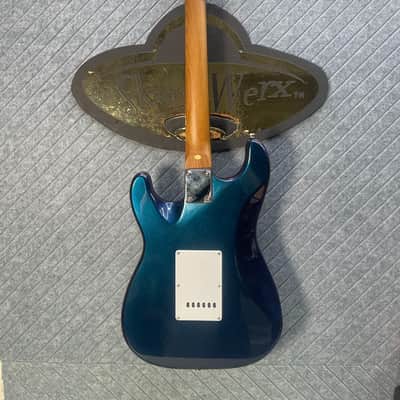 Firefly FF-ST Classic Chameleon Blue/Green HSS SOLD OUT! In USA Setup and Fret Polish image 16