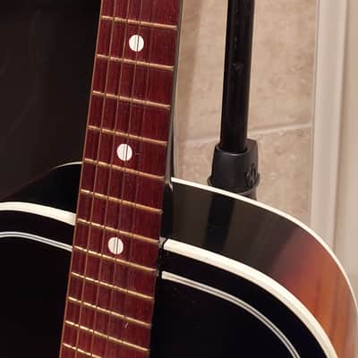 '60s vintage Kay 5160 'T' logo flat-top guitar and case. image 3