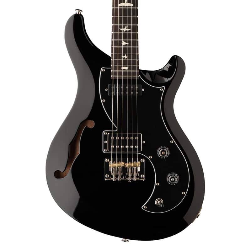 PRS S2 Vela Semi-Hollow Electric Guitar - Black - Open Box image 1