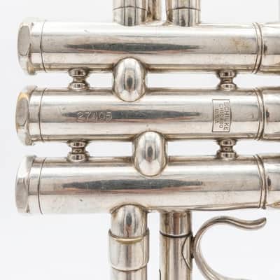 1977 Schilke MII Silver Bb Trumpet (Yamaha Collaboration Era) - Good Condition image 9