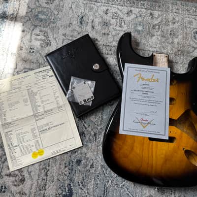 Fender Custom Shop 1955 LTD Ultra light Ash Body, Neck plate and COA image 2