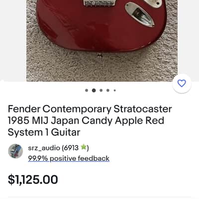 Fender Contemporary Series Stratocaster SSS 1985 - 1987 image 8