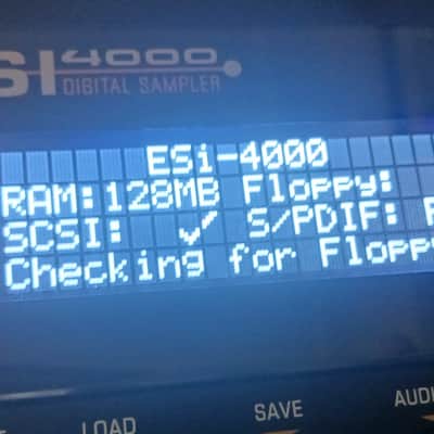 E-MU Systems ESI 4000 Turbo 64-Voice 128mb SCSI2SDv5.2 Digital Sampler with new black/white display image 6