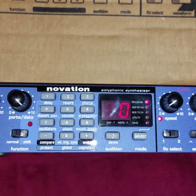 Novation A Station 8-Voice Rackmount Synthesizer 2001 - Blue image 7