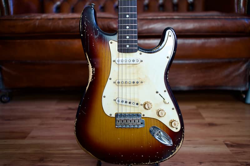 Constantin Guitars Sweetcaster Classic #0010 Aged Cherry Burst Ash 3.7kilos !!!VIDEO!!! image 1