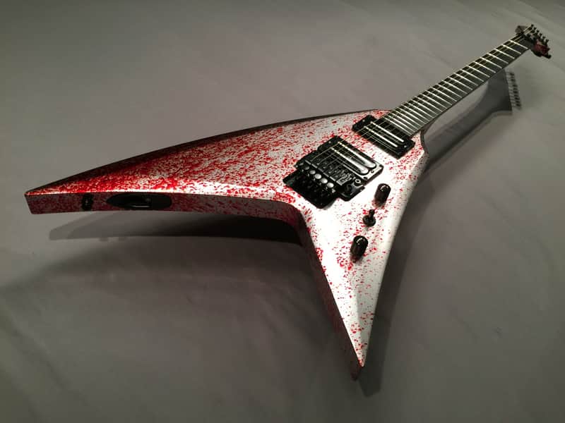 Washburn  USA Custom  Shop WV540 Chrome Murder Weapon V - Owned by Scott Ian of Anthrax image 1
