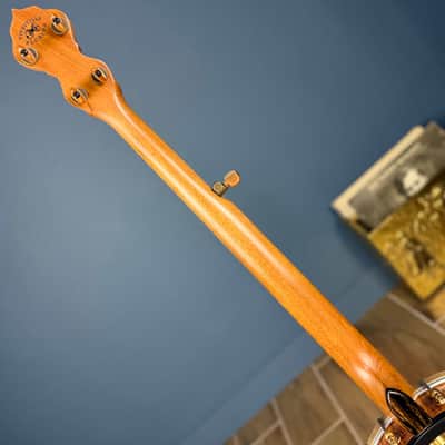 Limited Edition Ome Jasmine 12" 5-String Curly Maple Banjo with Mahogany Neck & Rolled Brass Tone Ring (only 25 made) image 20