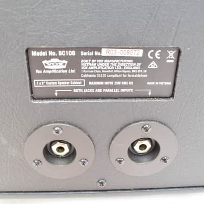 Vox BC108 25-Watt 1x8" Guitar Speaker Cabinet image 6