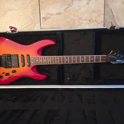 1991 Yamaha RGX 812J - Sunburst - Made in Japan Super Strat - Active Pickups - Extremely Rare - Only one in US image 4