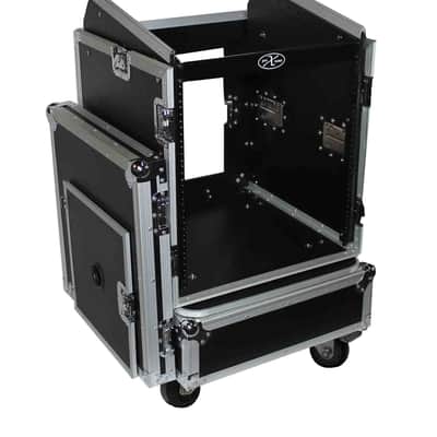 ProX T-12MRSSMK2 12U Rack x 10U Top Mixer DJ Combo Flight Case image 2