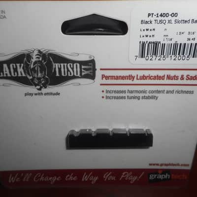 Graph Tech PT-1400-00 5-String Bass Nut - BLACK TUSQ XL