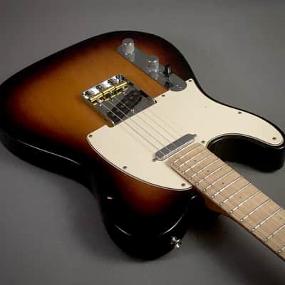 LEFTY! USACG Roasted Flame Maple Boutique Custom Guitar Telecaster Classic Sunburst Alder NOS Relic 7.6 lb HSC image 11