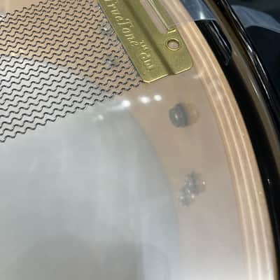 Tris Imboden's, Chicago, "T.I. Monogram" DW - 6.5x14" Custom, Exotic Bubinga-Maple, 10-Lug Snare Drum, w/Case. Signed. 1 of 1! image 20