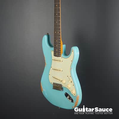 Fender Custom Shop Limited 64 L-Series Stratocaster Heavy Relic Aged 2025 - Daphne Blue (COD 1928NG) image 7