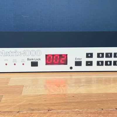 [Mint] Oberheim Matrix 1000 Rackmount 6-Voice Synthesizer - White Eprom 1.11