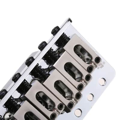 Wilkinson 54mm(2-1/8th) Full Block Strat Tremolo Bridge Chrome image 2