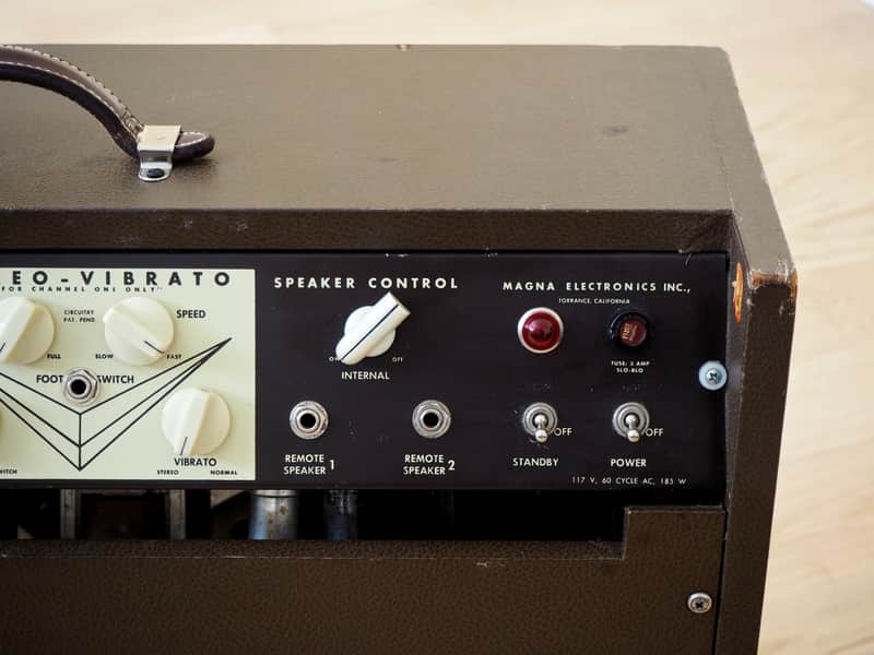 Magnatone Model 280 Custom 200 Series 2-Channel 50-Watt 2x12" Guitar Combo image 5