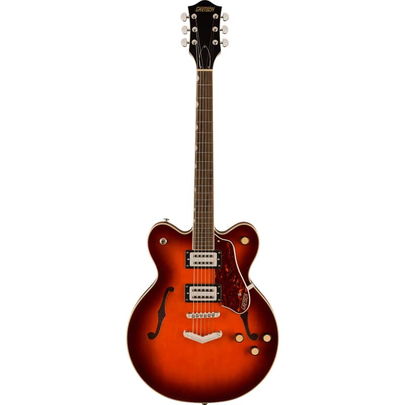 Gretsch G2622 Streamliner Center Block Double-Cut with V-Stoptail, Laurel Fingerboard, Broad’Tron BT-3S Pickups, Fireburst