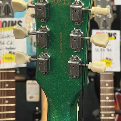 Vintage 30th Anniversary VS6 Electric Guitar with Vintage Style Vibrato ~ Green Metalflake image 4
