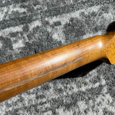 NEW Fender Licensed Allparts Flamed Quartersawn Roasted Maple Nitrocellulose Neck image 14