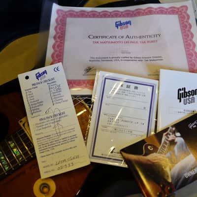 Rare Gibson Tak Matsumoto Les Paul Tak Burst Limited Edition image 14