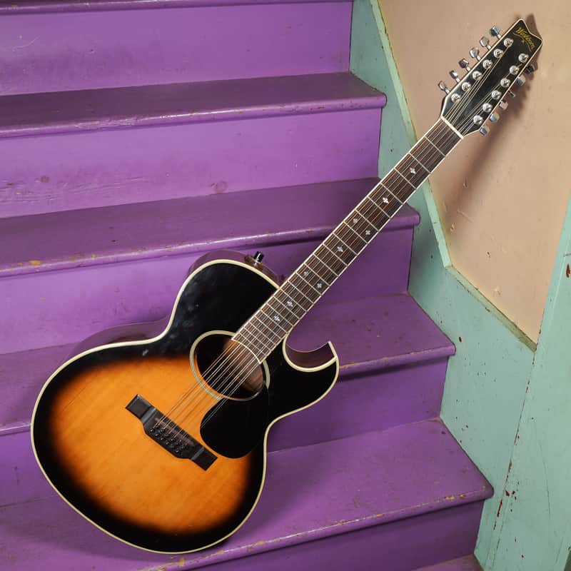 1980s Washburn Festival Series Tanglewood 12 12-String Jumbo Guitar (VIDEO! Fresh Work, Ready)