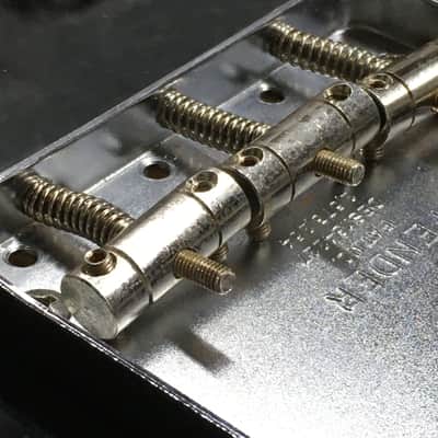 Lefty Fender USA Vintage Reissue Tele Aged Relic Tele Bridge Plate 3 MIJ Saddles image 3