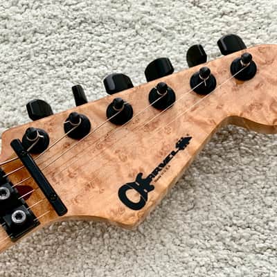 Charvel USA Custom Shop San Dimas Flame Maple Top  Cherry Burst image 3