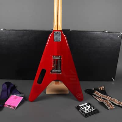 Kramer Vanguard USA 1982 Two Tone Trans Red Zebra image 13