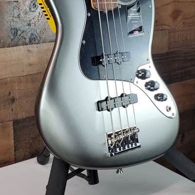 Fender American Professional II Jazz Bass, Mercury Finish, Free Ship, Auth Dealer, 955 image 2