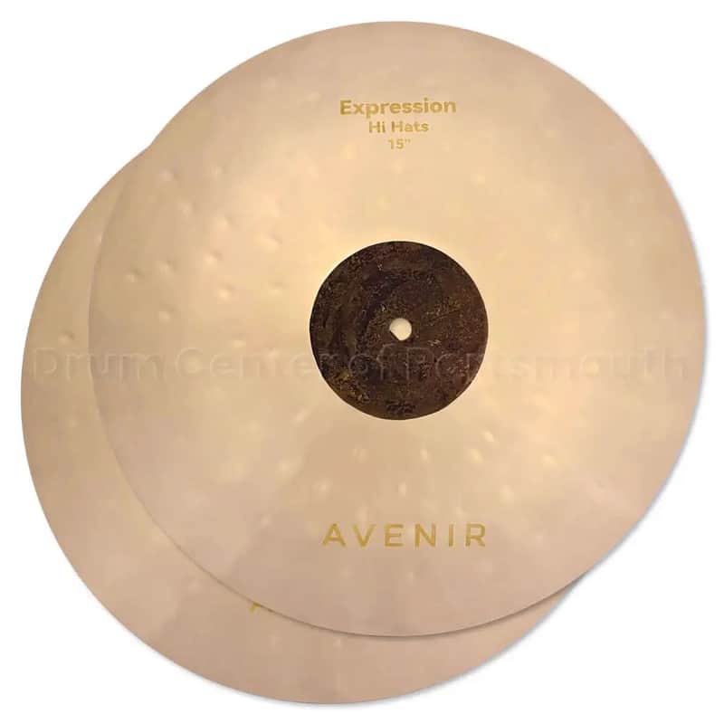Avenir Expression Hi Hat Cymbals 15" image 1