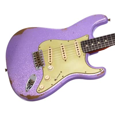 Fender Custom Shop MVP 1960 Stratocaster Relic - Lavender Stardust - Masterbuilt Levi Perry - Dealer Select Master Vintage Player Series Electric Guitar - NEW! image 3