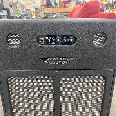 Motion Sound SRV-212 Passive 2x12 Rotary Extension Cabinet with Footswitch 4ohm - Black image 2