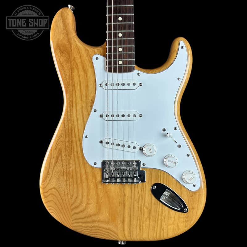 Used 2007 Fender Standard Stratocaster Natural Ash (Tex-Mex Pickups) w/case TSU25364