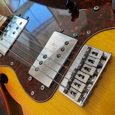 Fender Japan Telecaster Thinline 1972 Reissue Three Tone Sunburst 1999 CIJ P-Serial image 12