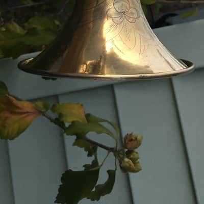 SUMMER DEAL CONN 80A 1923 GOLD PLATE CORNET STENBERG NEEDS SOME CLEAN UP SOLDER AREAS VALVES SEEM  GOOD PLAY DECENT GOLD PLATE WEAR NOT PERFECT image 24