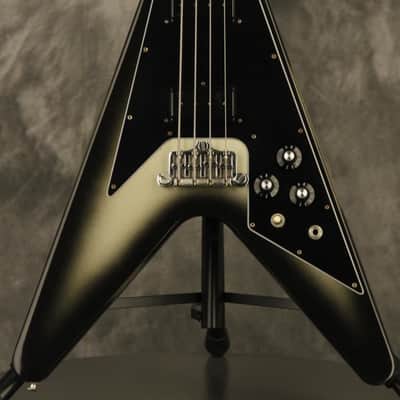 all original 1981 Gibson Flying V Bass SILVERBURST!!! image 1