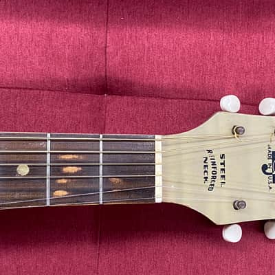 Harmony H1214 Archtone Acoustic Archtop Guitar 1950's - Blond with Faux Flame image 12