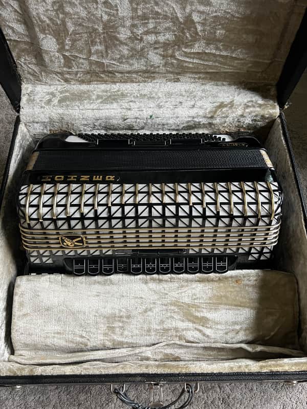 Hohner ATLANTIC 4 DE LUXE 1990 - BLACK image 1