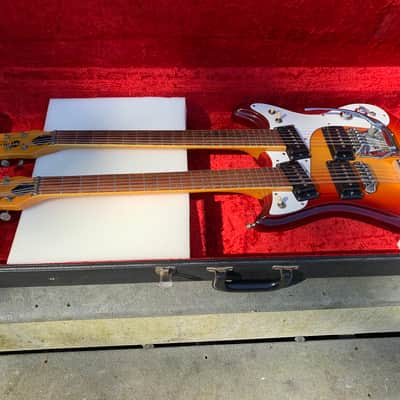 Mosrite Joe Maphis Double Neck Mark XVIII 1966 - Custom Sunburst image 12