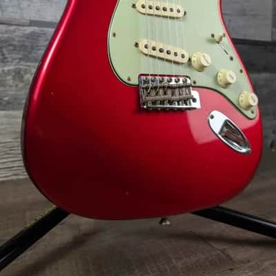 Fender Custom Shop 1960 Stratocaster Journeyman Relic, Aged Candy Apple Red image 3