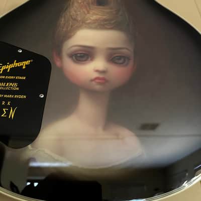 Epiphone Adam Jones Signature Art Series Les Paul Custom 2024 - Mark Ryden’s “Queen Bee" / Silverburst image 1