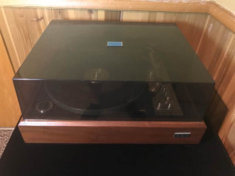 BSR McDonald 810 Transcription vintage wood base turntable record player phonograph with Audio Techn image 1