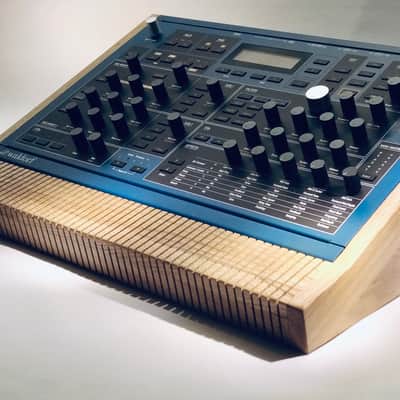 Waldorf M // Handcrafted Synth Stand // Solid Walnut , Oak ,Oak stained black image 2