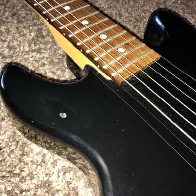 1996 Jackson JJ junior  electric guitar made in Japan wilkenson tremelo Black image 5
