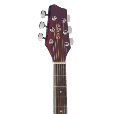 Stagg 1/2 Size Kids Real Natural Acoustic Guitar w/ Padded Gig Bag image 2